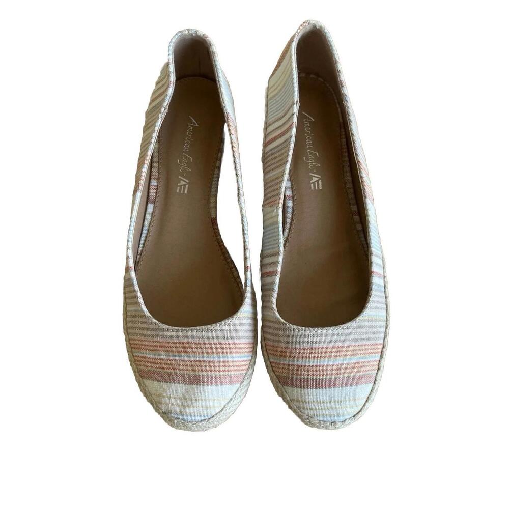 American Eagle Canvas Wedges